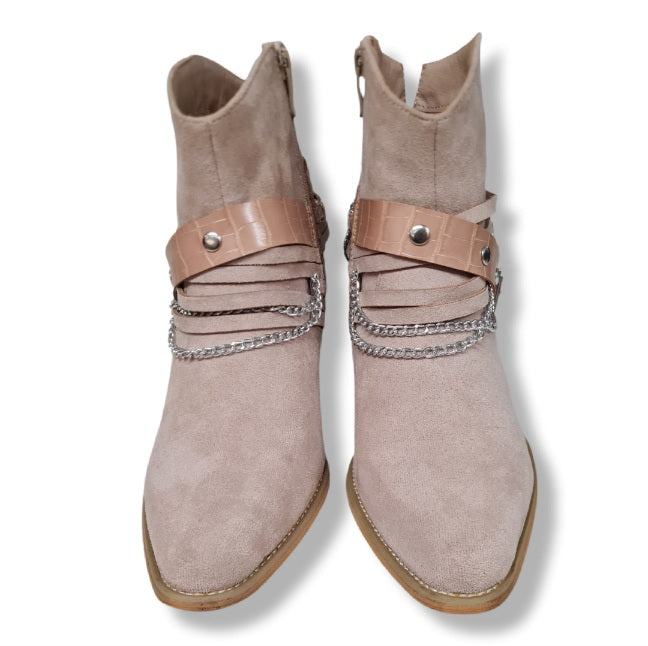 Stiefelette Fuore Beige