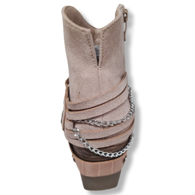 Stiefelette Fuore Beige
