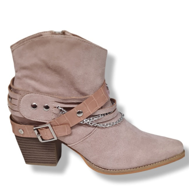 Stiefelette Fuore Beige