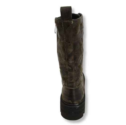 Boot- Stiefel  Camouflage Olive/Bronze