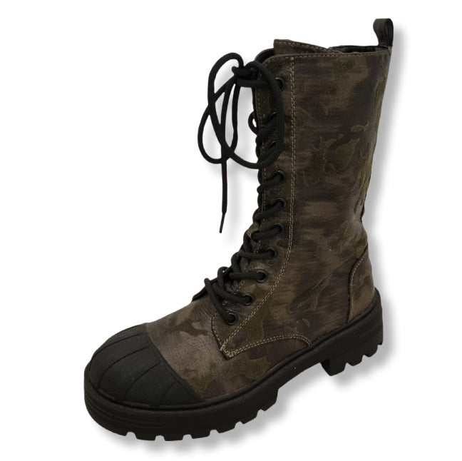 Boot- Stiefel Camouflage Olive/Bronze