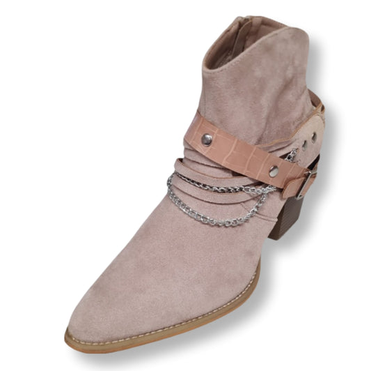 Stiefelette Fuore Beige
